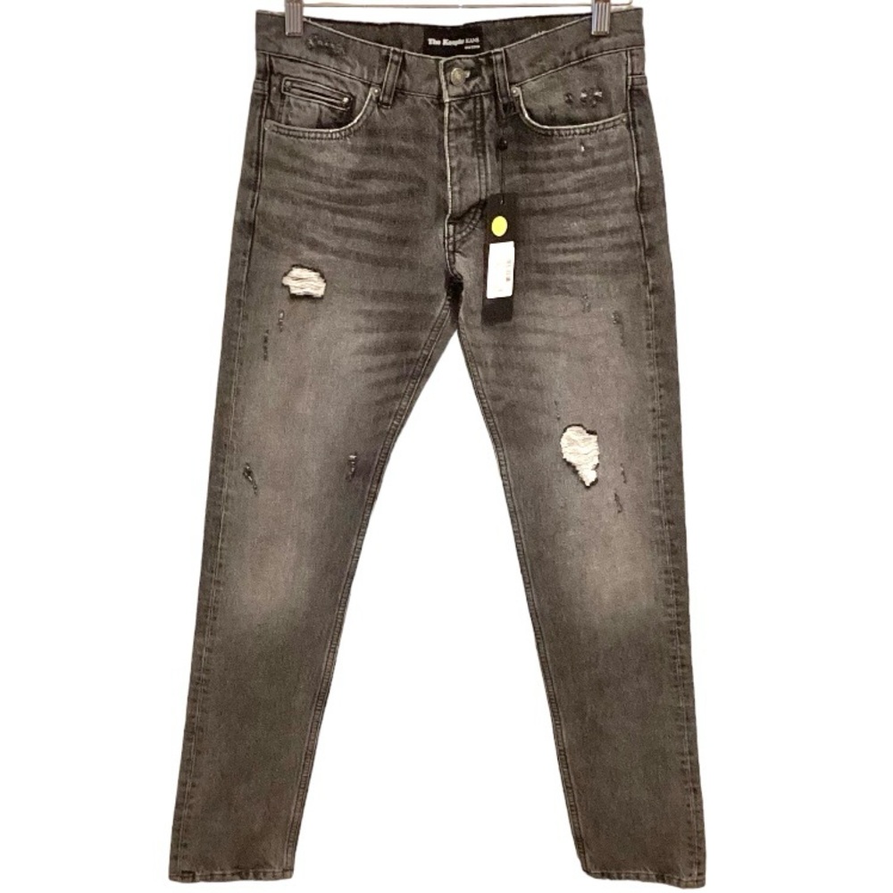 The Kooples NWT Fitted Jeans Size 28 Fitted Men’s Unisex Measured 30x30 Gray